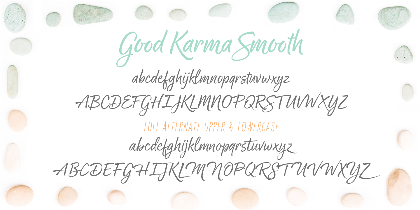 Przykładowa czcionka Good Karma Smooth #5